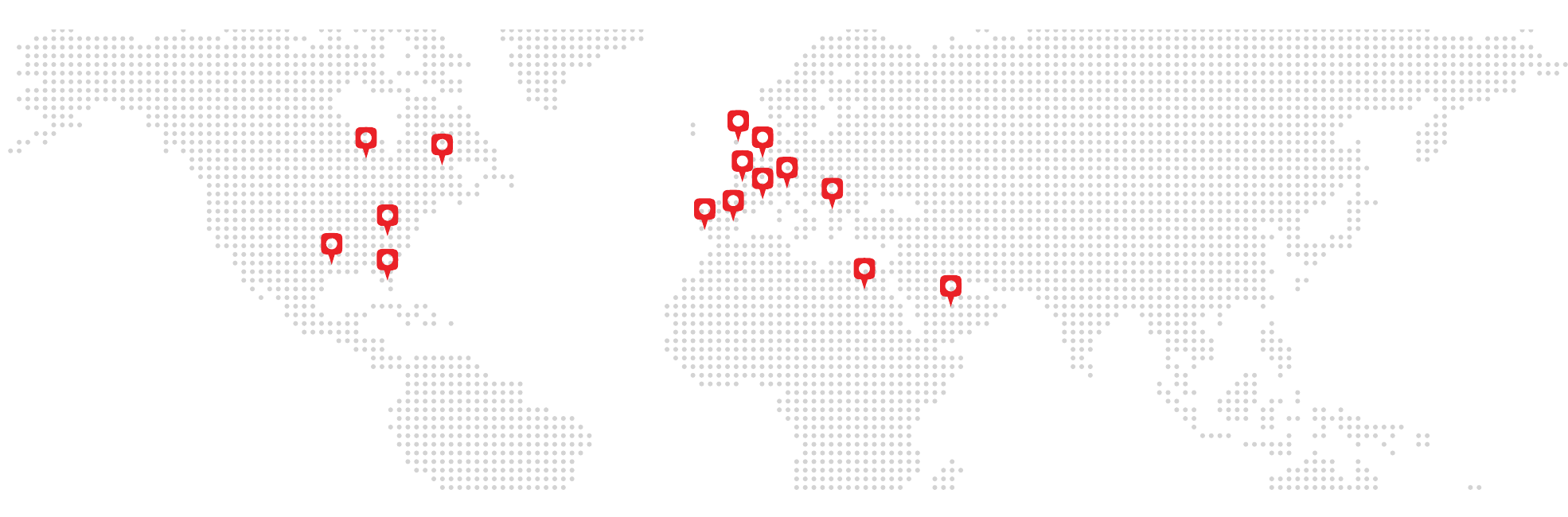 Map of projects worldwide